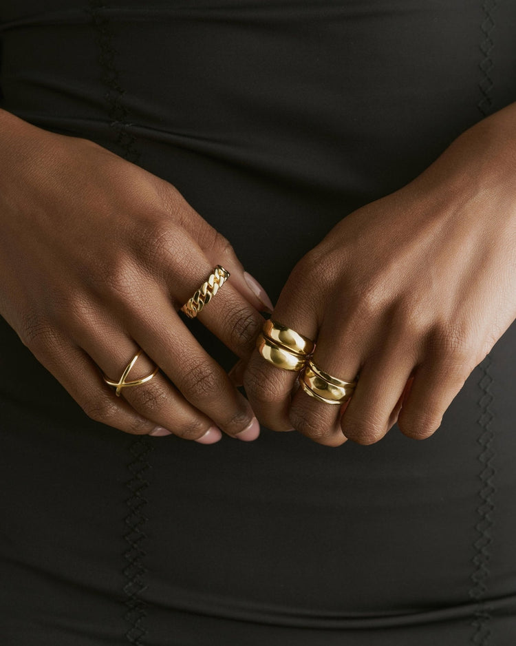Women's Dome Ring Gold - JAXXON