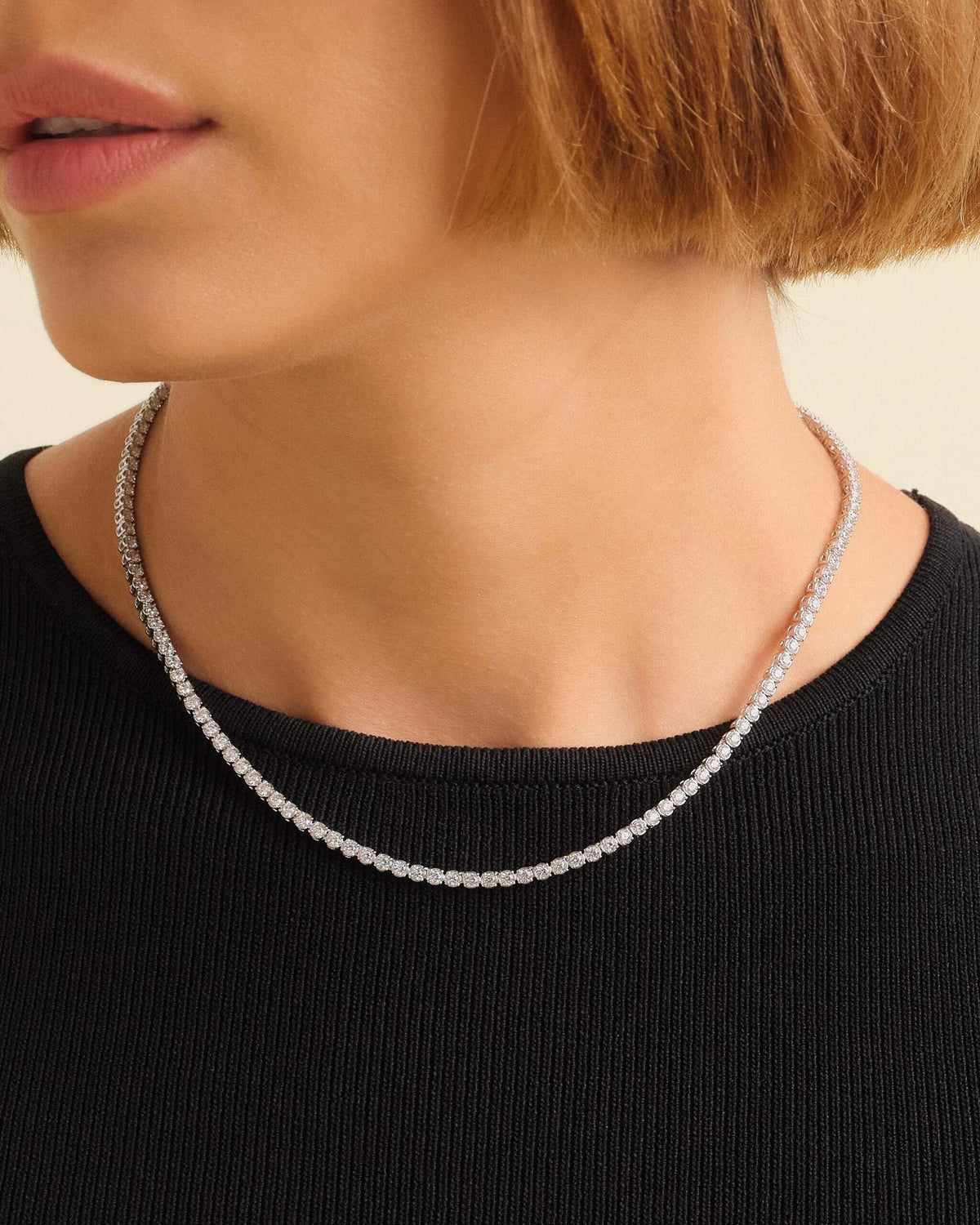 Women's Tennis Chain Round Cut 3mm - JAXXON