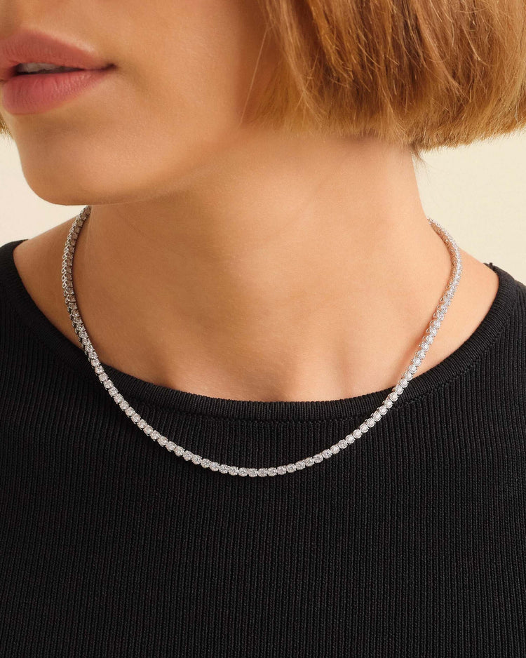 Women's Tennis Chain Round Cut 3mm - JAXXON