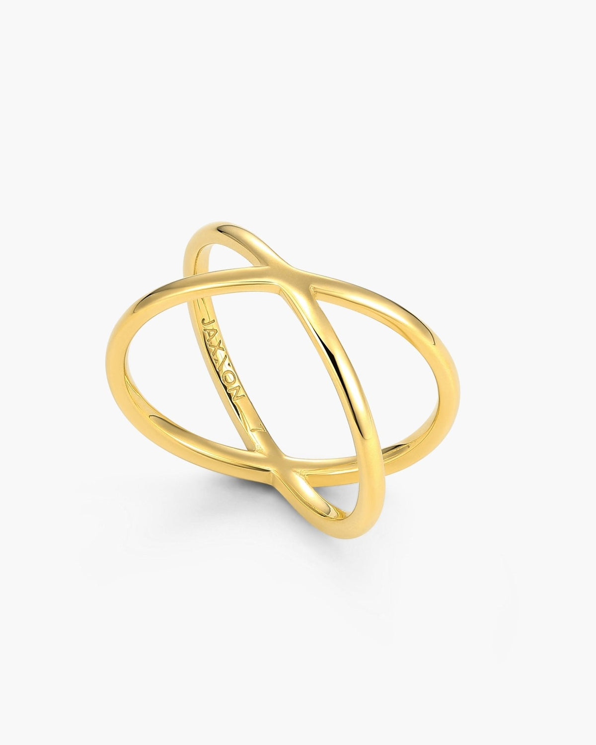 Women's Crossover Ring Gold - JAXXON