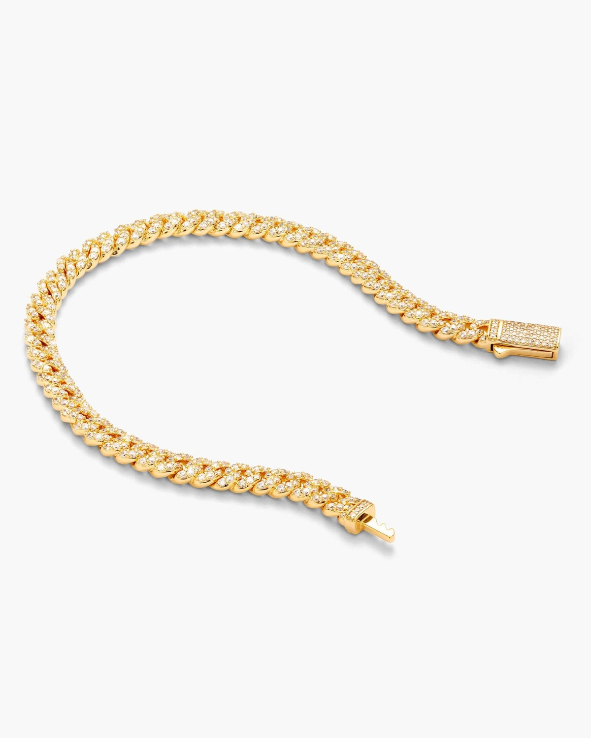 Women's Iced Out Cuban Link Bracelet 5mm - JAXXON