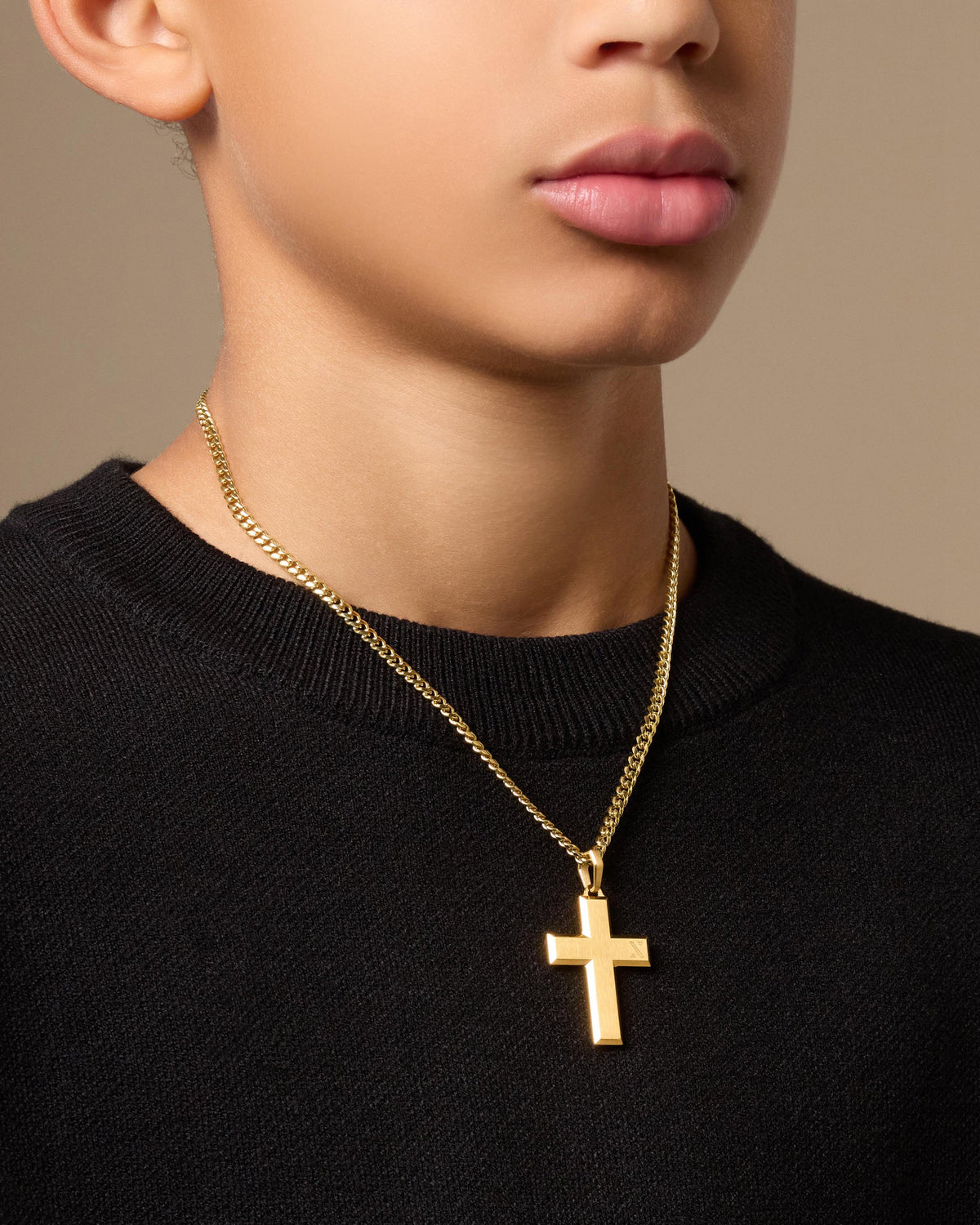 Youth Mosaic Cross Pendant