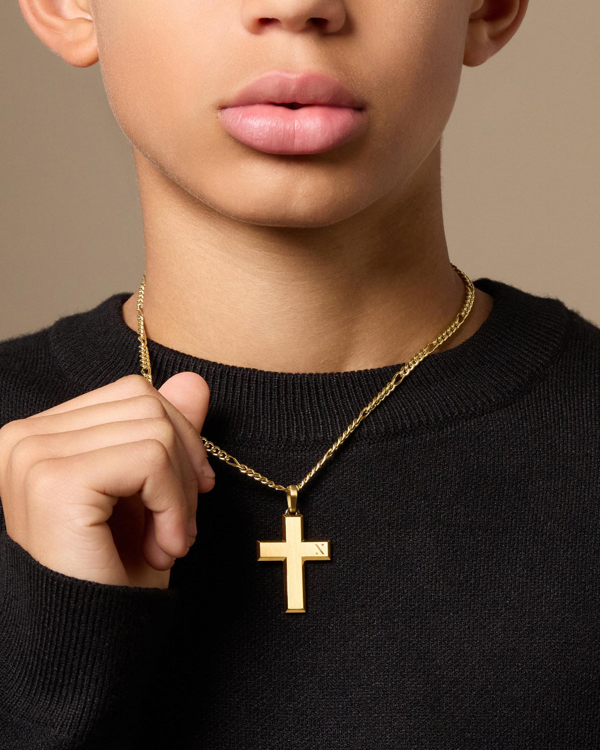 Youth Mosaic Cross Pendant