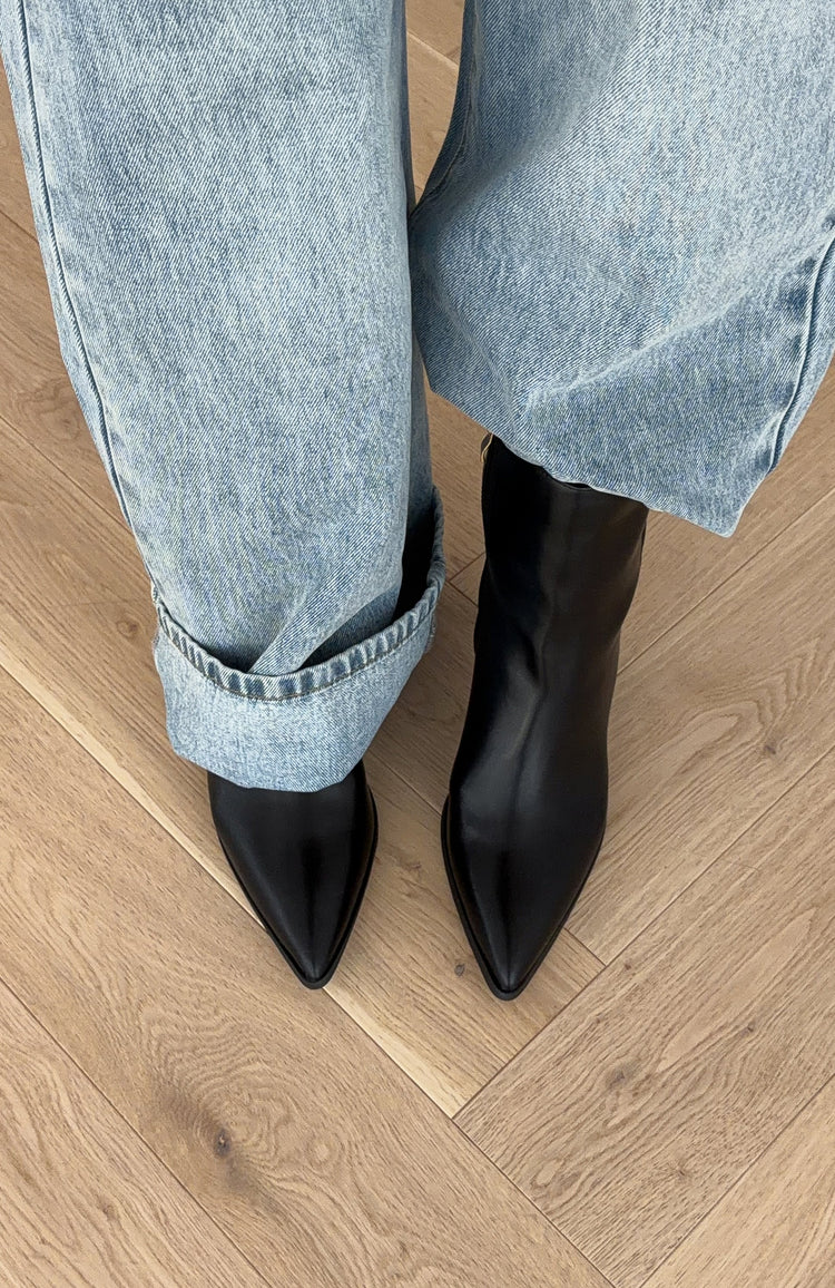 Aflie Ankle Boots Black PU