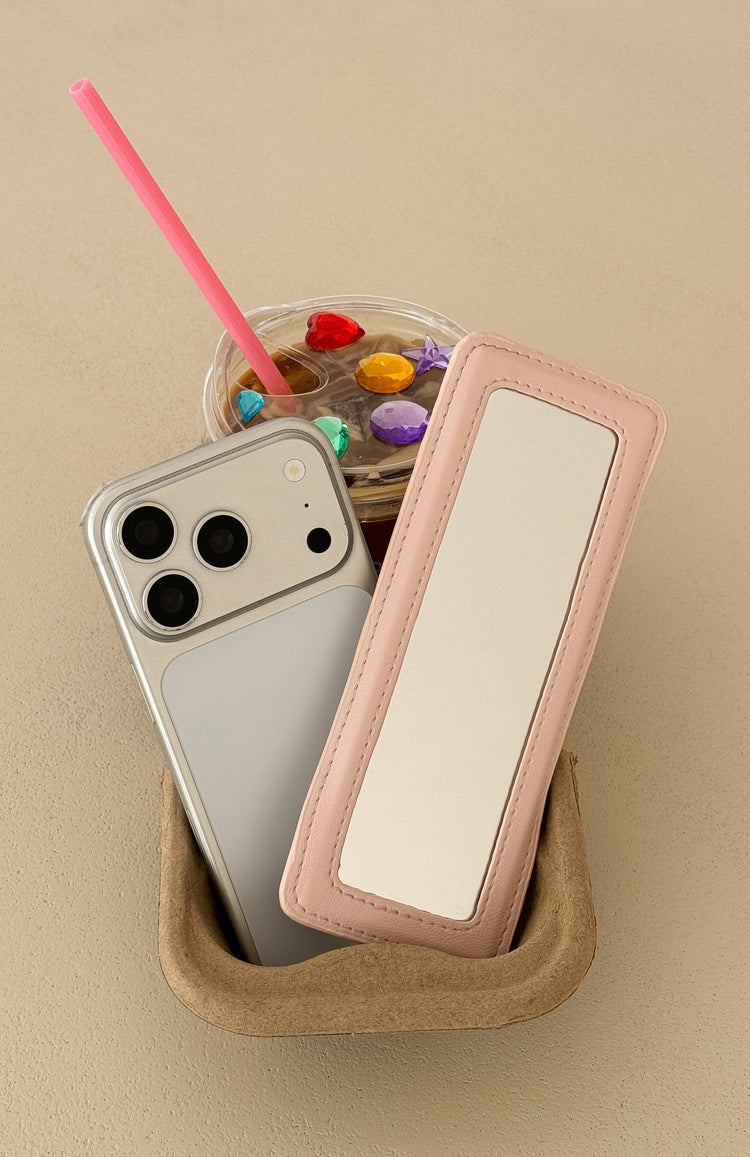 Alessia Lip Liner Case & Mirror Baby Pink