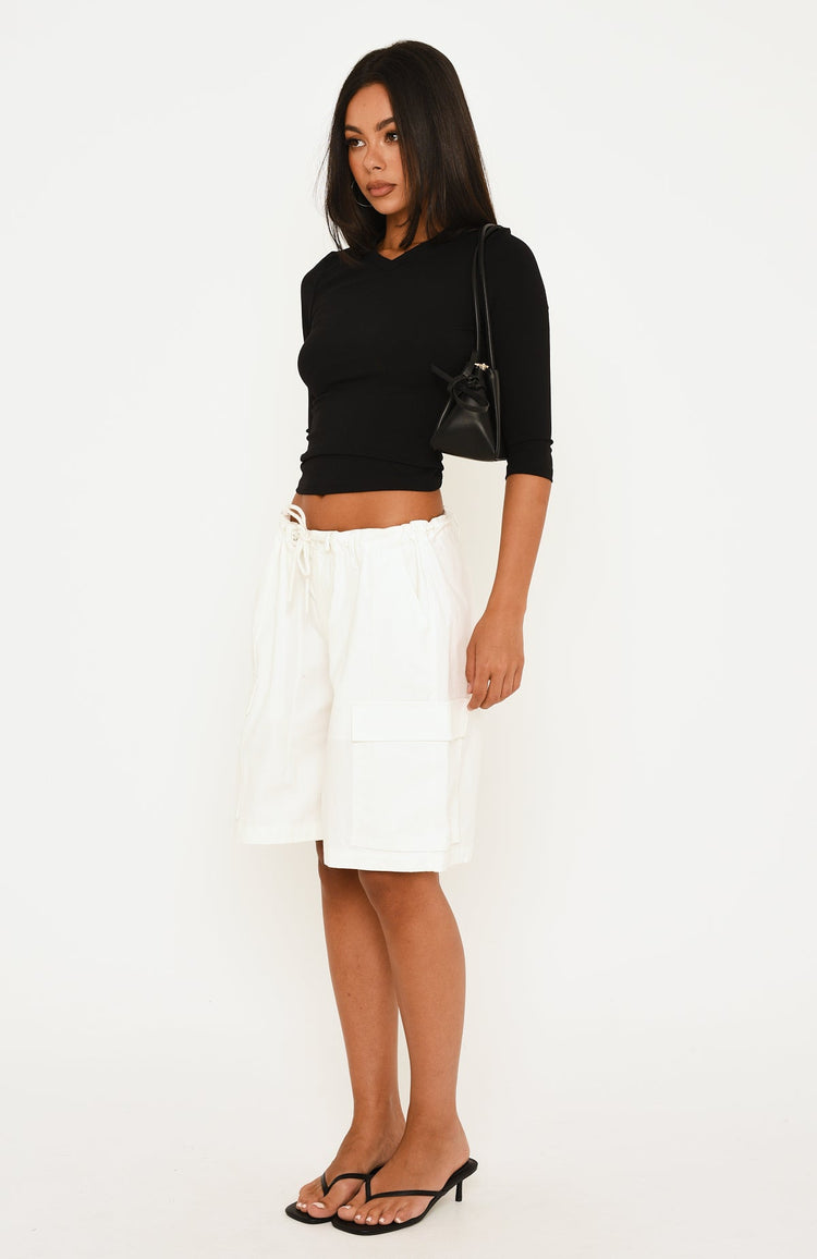 Always In Hindsight Cargo Shorts White