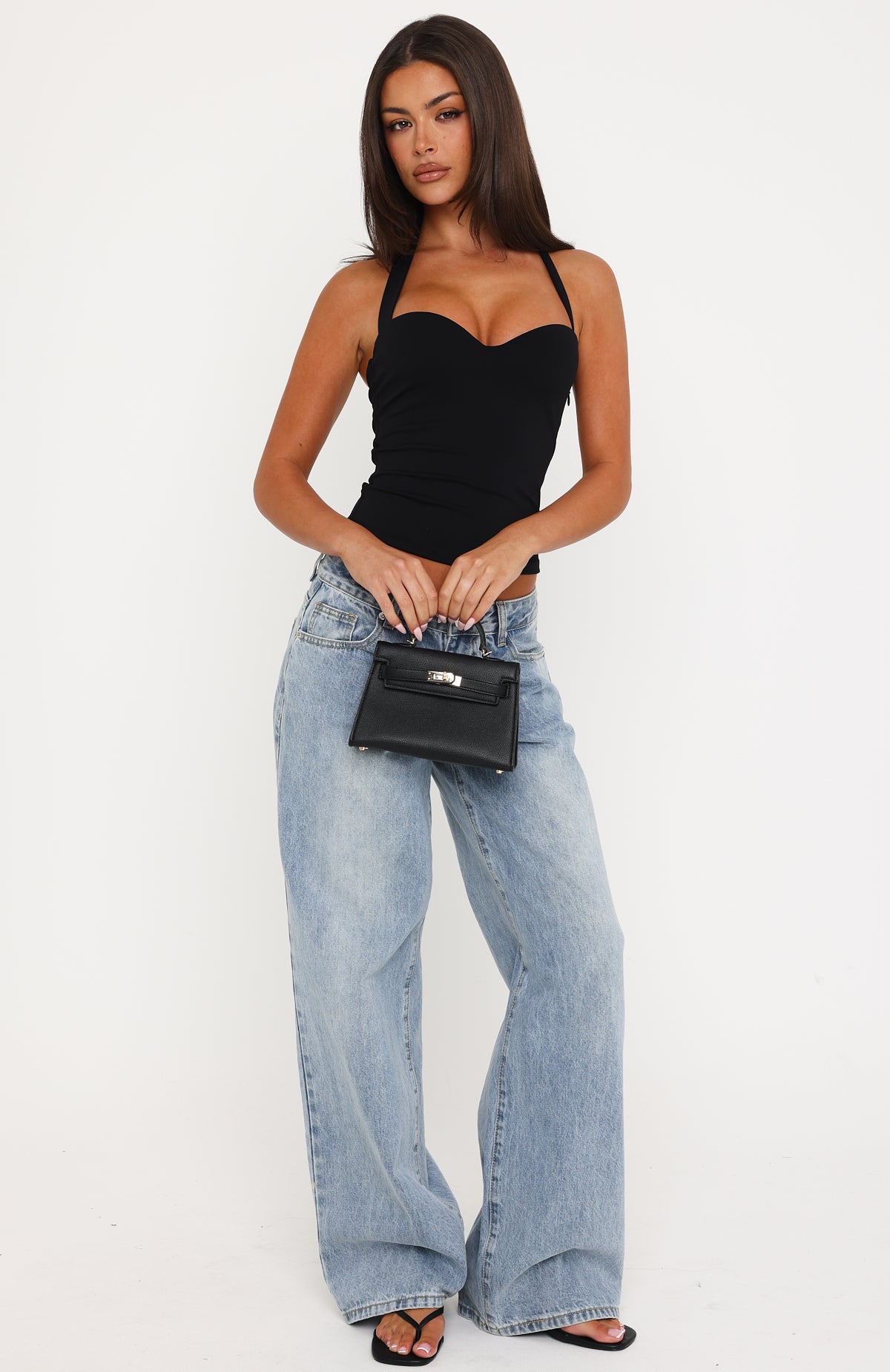 Beyond Borders Halter Top Black