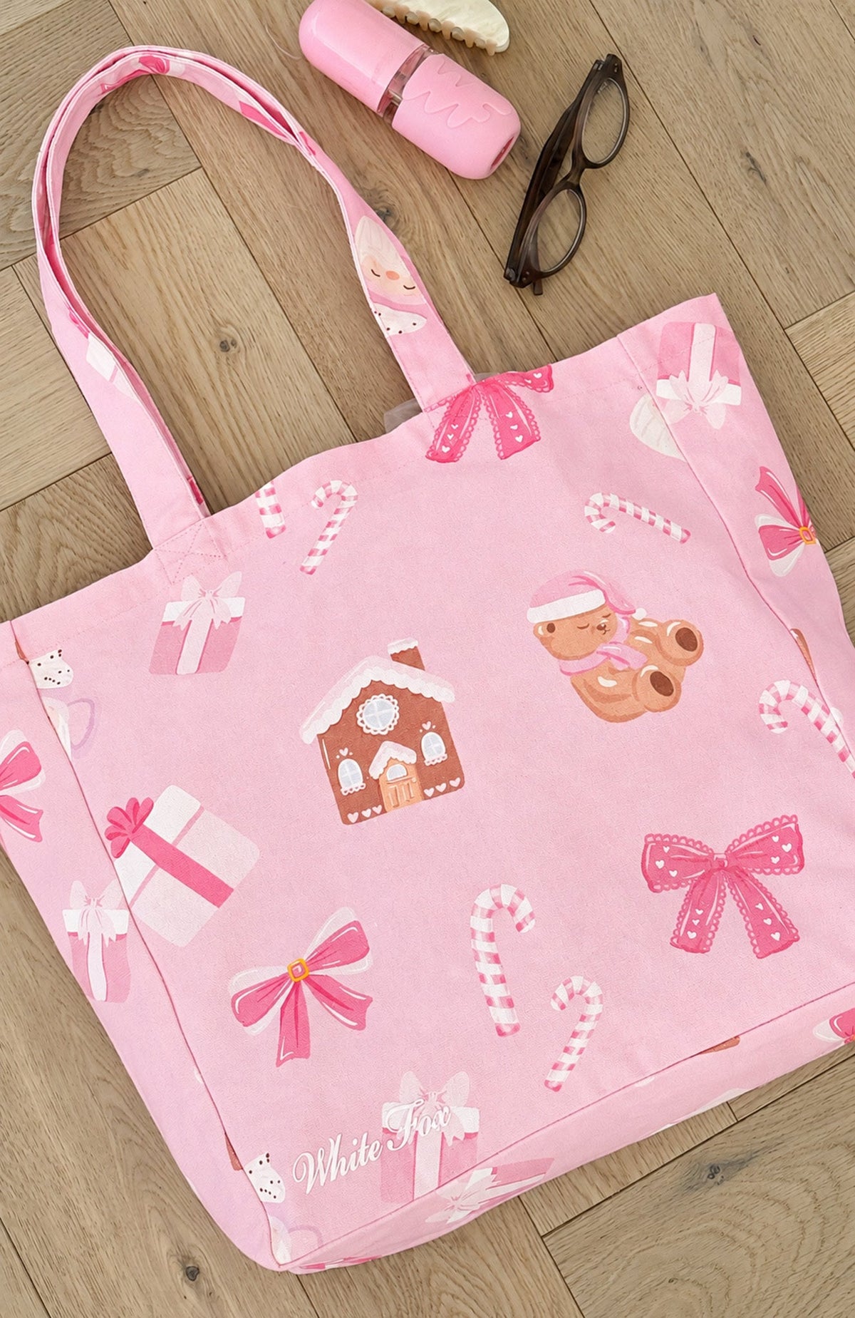 By The Tree Tote Bag Sugar Plum Pink
