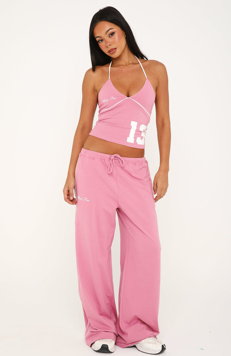 Can't Help The Feeling Halter Top Dusty Plum