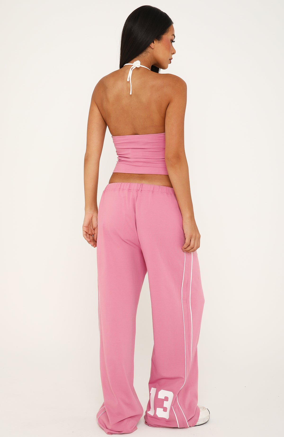 Can't Help The Feeling Track Pants Dusty Plum