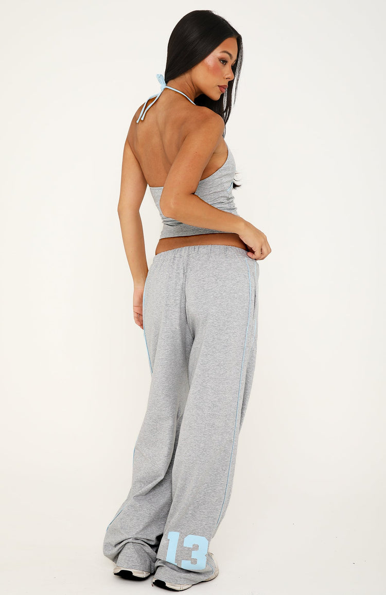 Can't Help The Feeling Track Pants Grey Marle