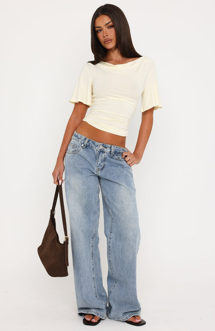 Cool Down Short Sleeve Top Butter