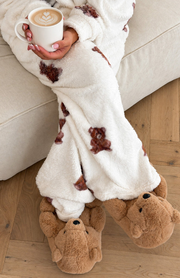 Cinnamon Sugar Slippers Light Brown
