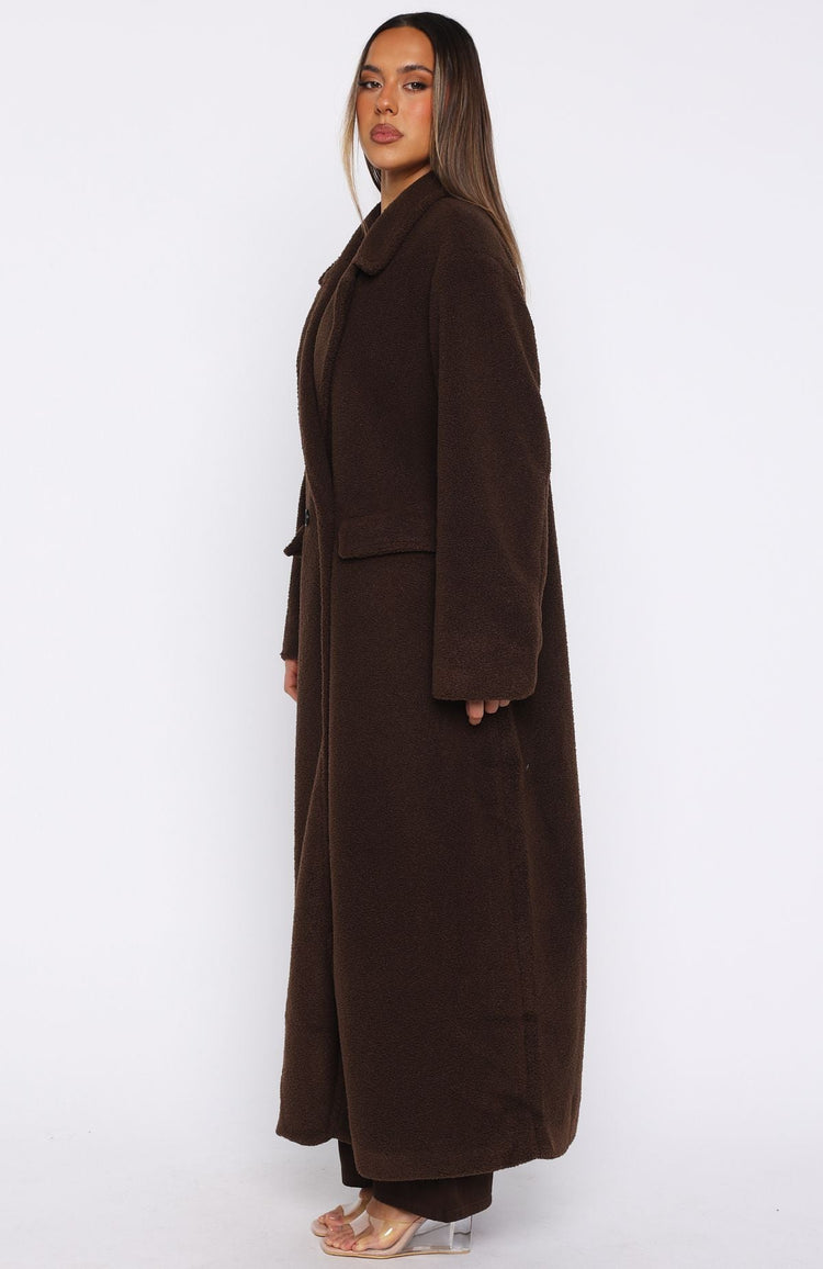 Got To Go Teddy Coat Coffee