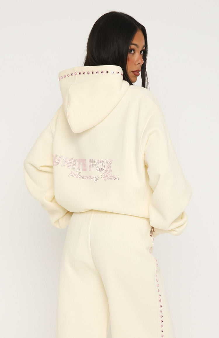 Shining Moment Oversized Hoodie Cream