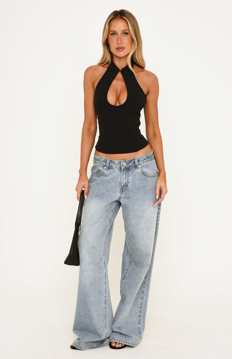 Fall Back Top Black