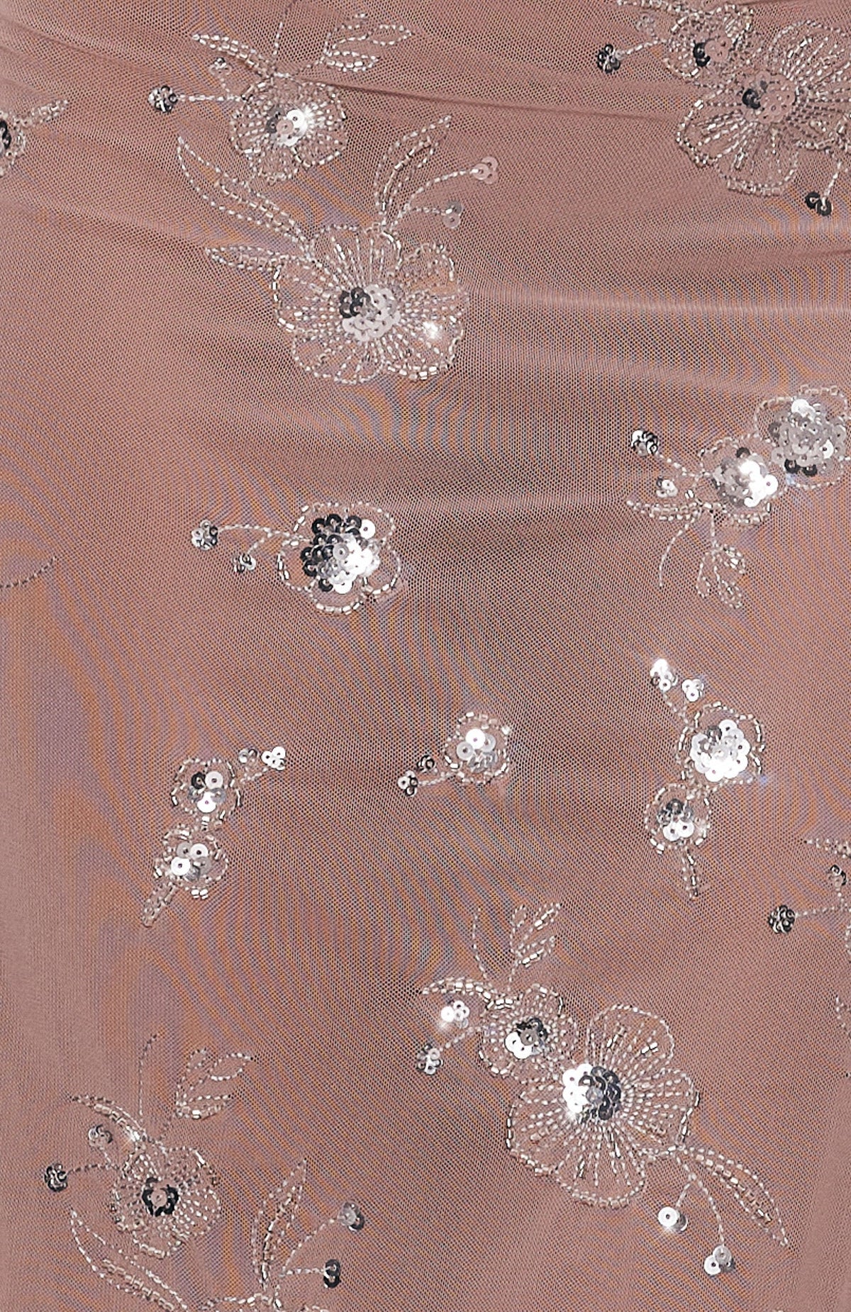 First Round Sequin Top Mocha