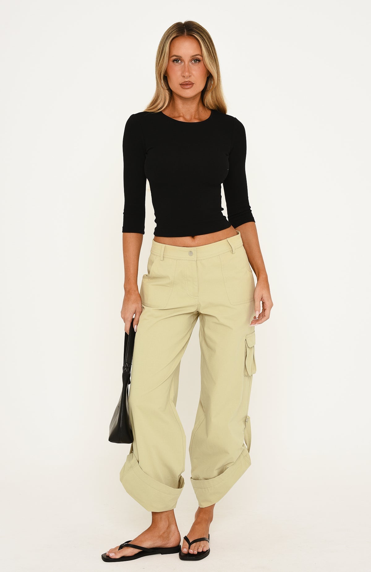 Free Spirit Cargo Pants Khaki