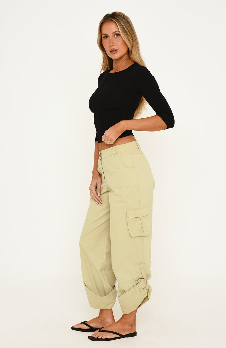 Free Spirit Cargo Pants Khaki