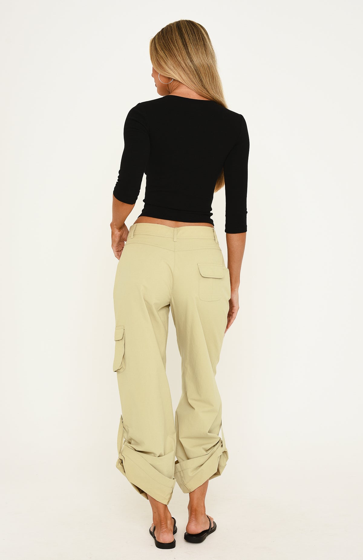 Free Spirit Cargo Pants Khaki