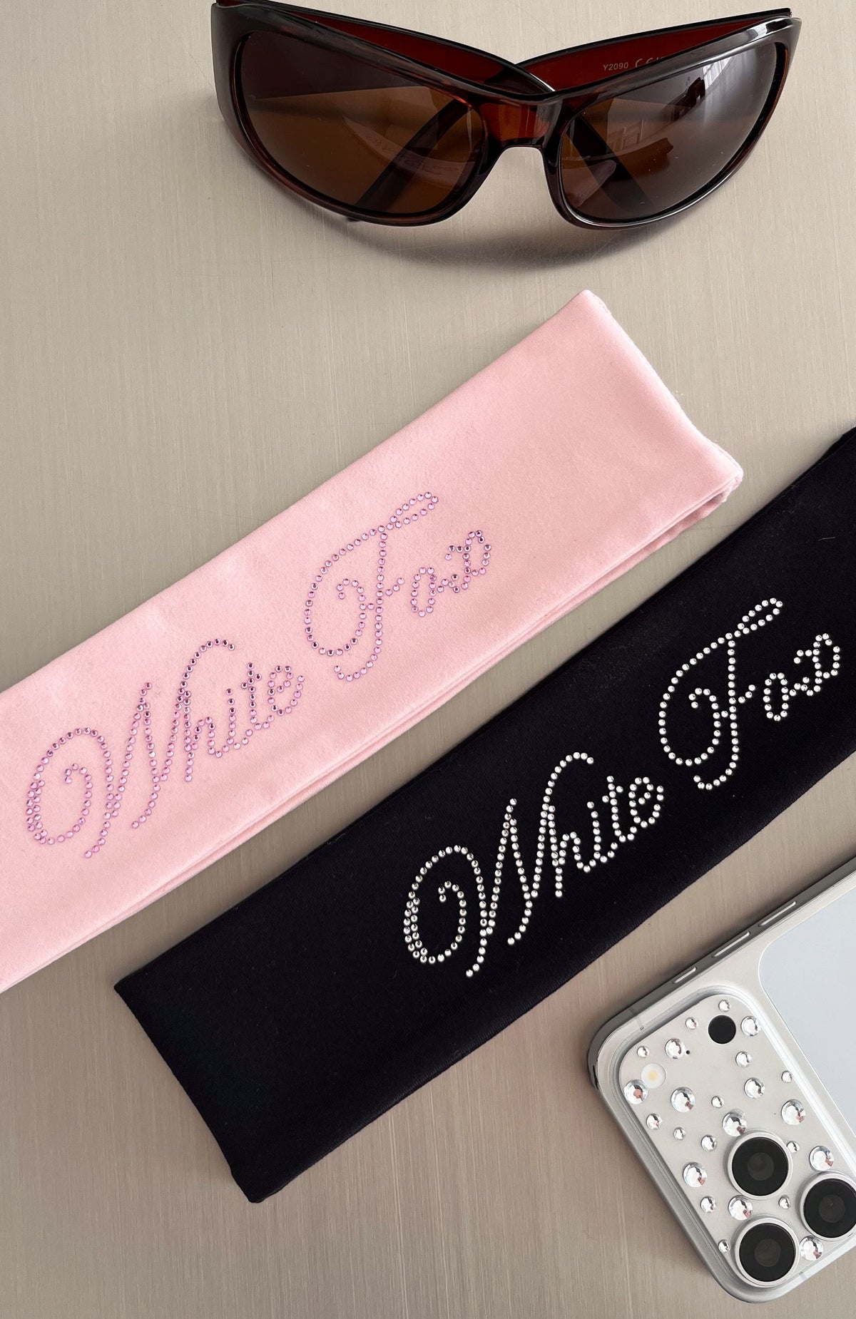 Diamond Sky 2 Pack Headband Black/Pink