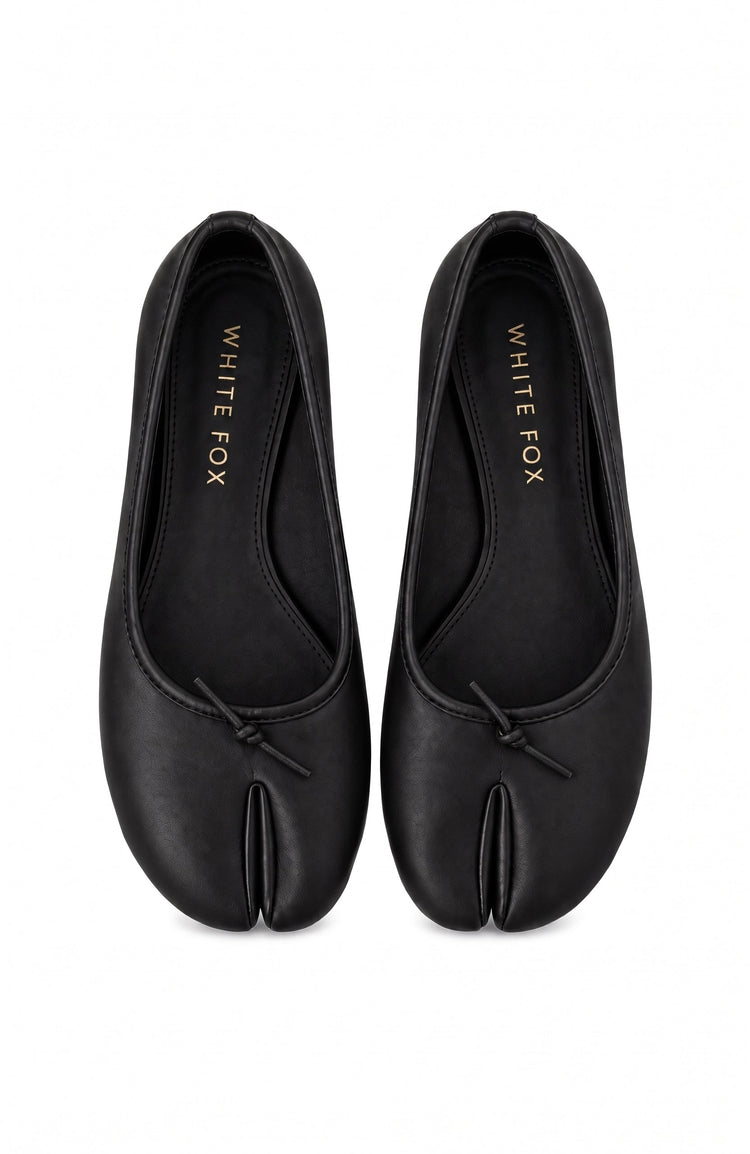 Kellee Tabi Ballet Flats Black PU