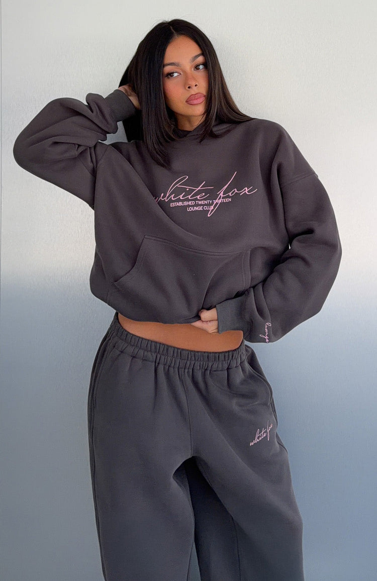 Know What You Want Oversized Hoodie Volcanic