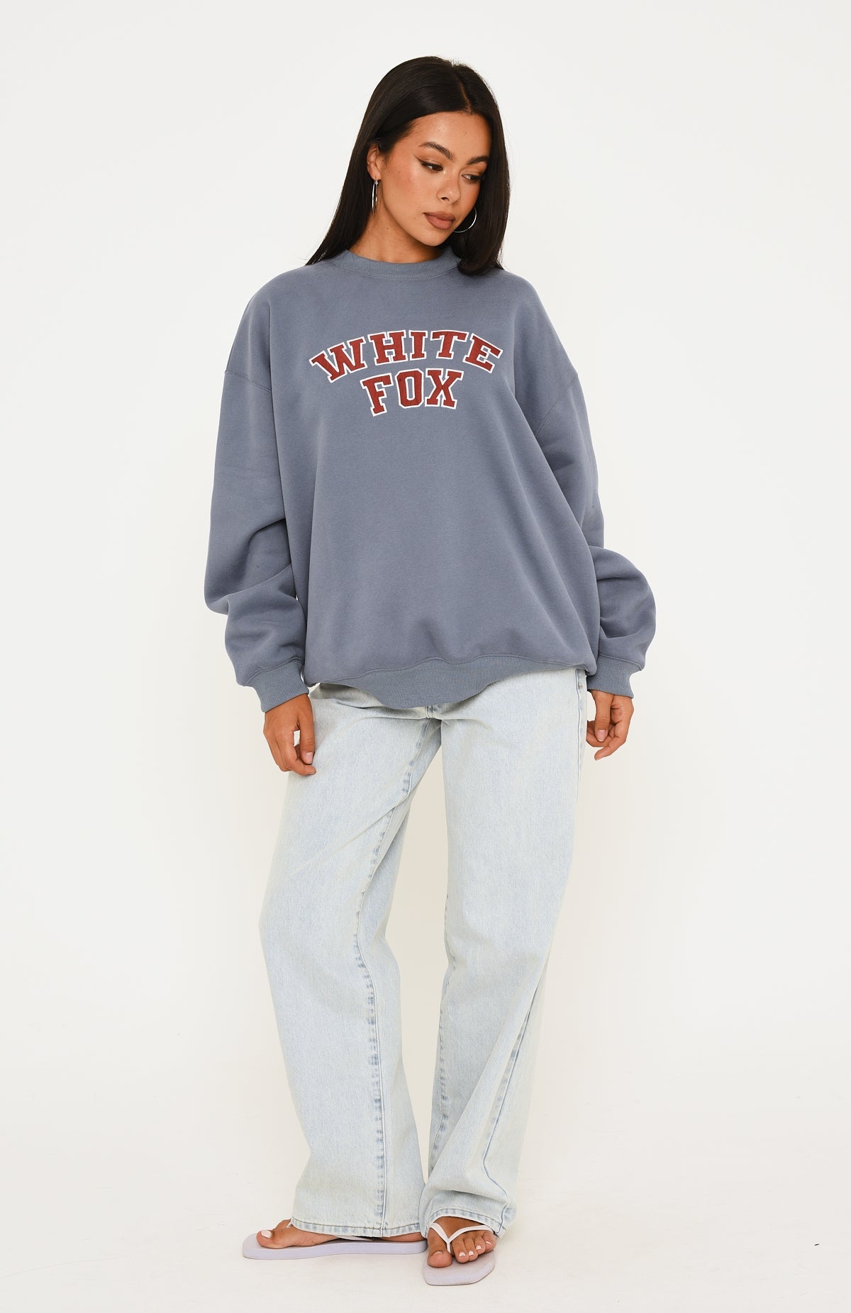 Major Upgrade Oversized Drop Shoulder Sweater Ocean