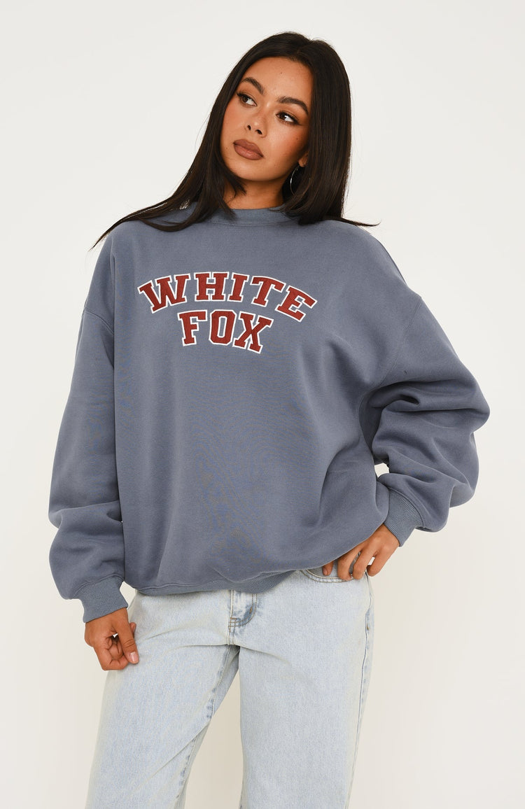 Major Upgrade Oversized Drop Shoulder Sweater Ocean
