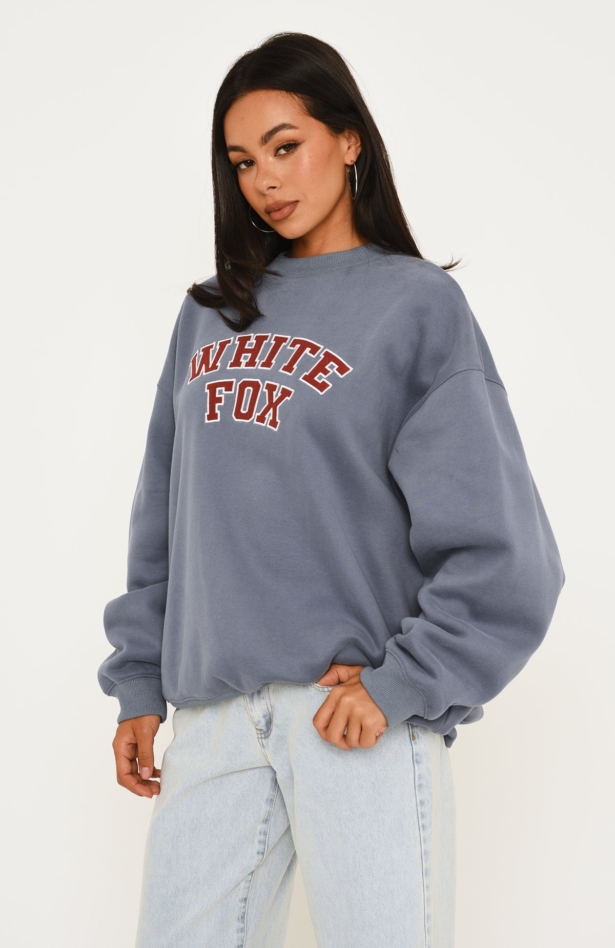 Major Upgrade Oversized Drop Shoulder Sweater Ocean