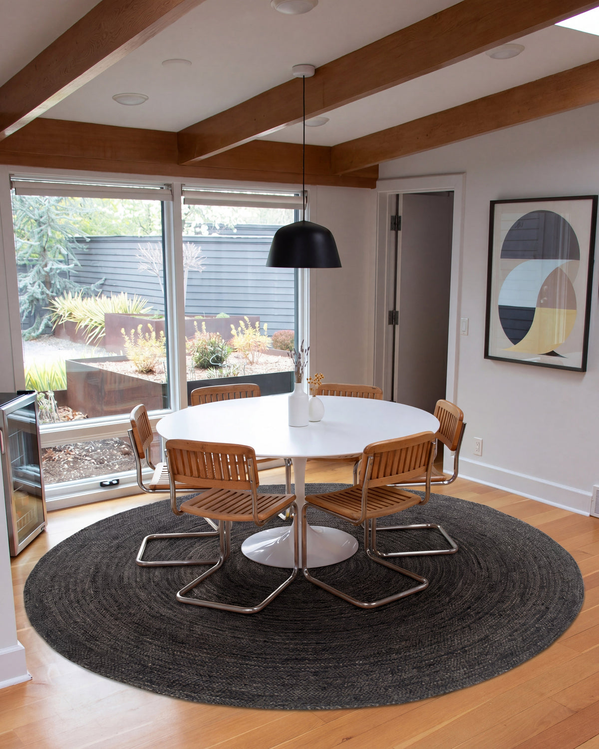 Full Moon Rug - Charcoal