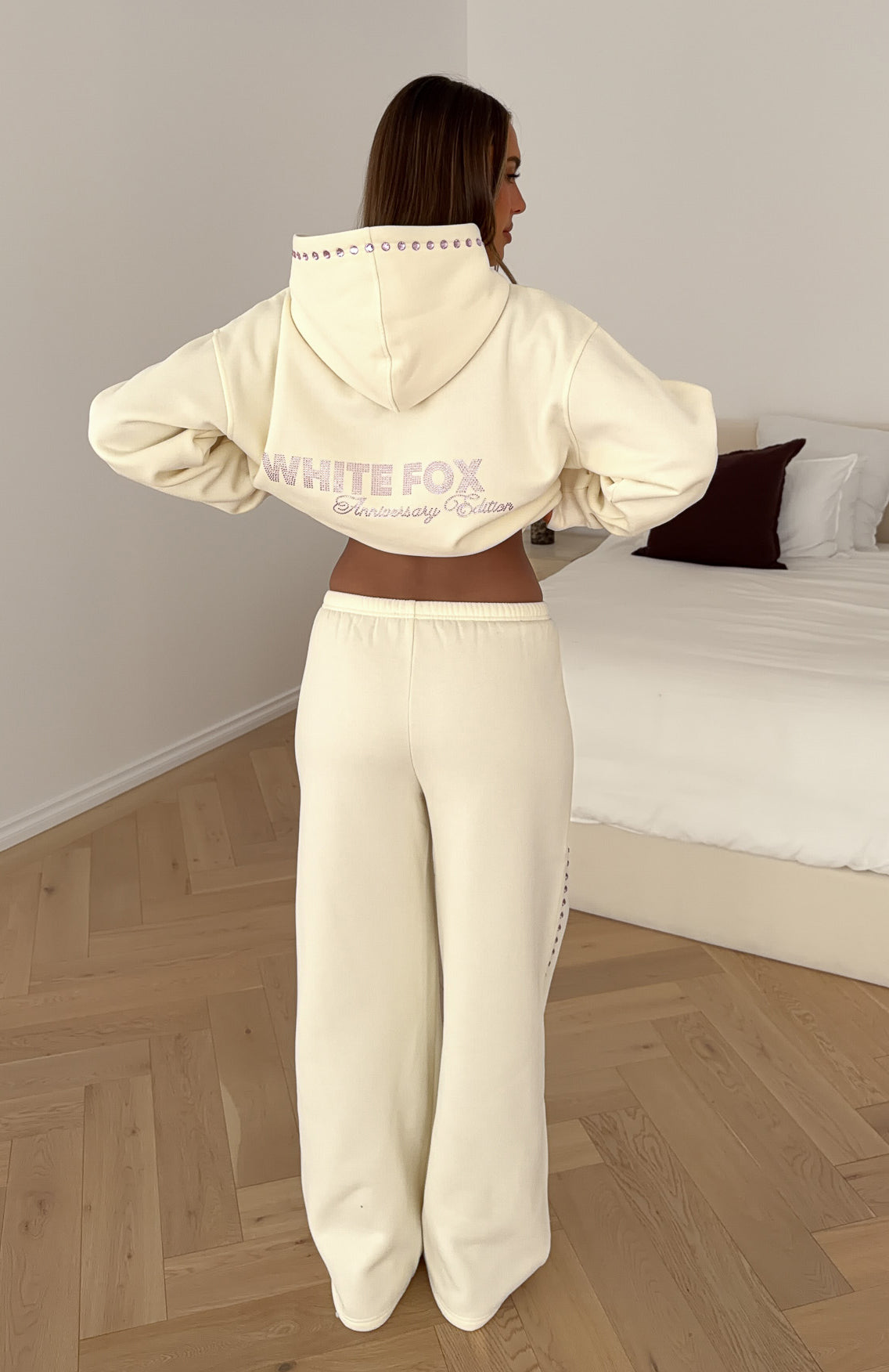 Shining Moment Oversized Hoodie Cream