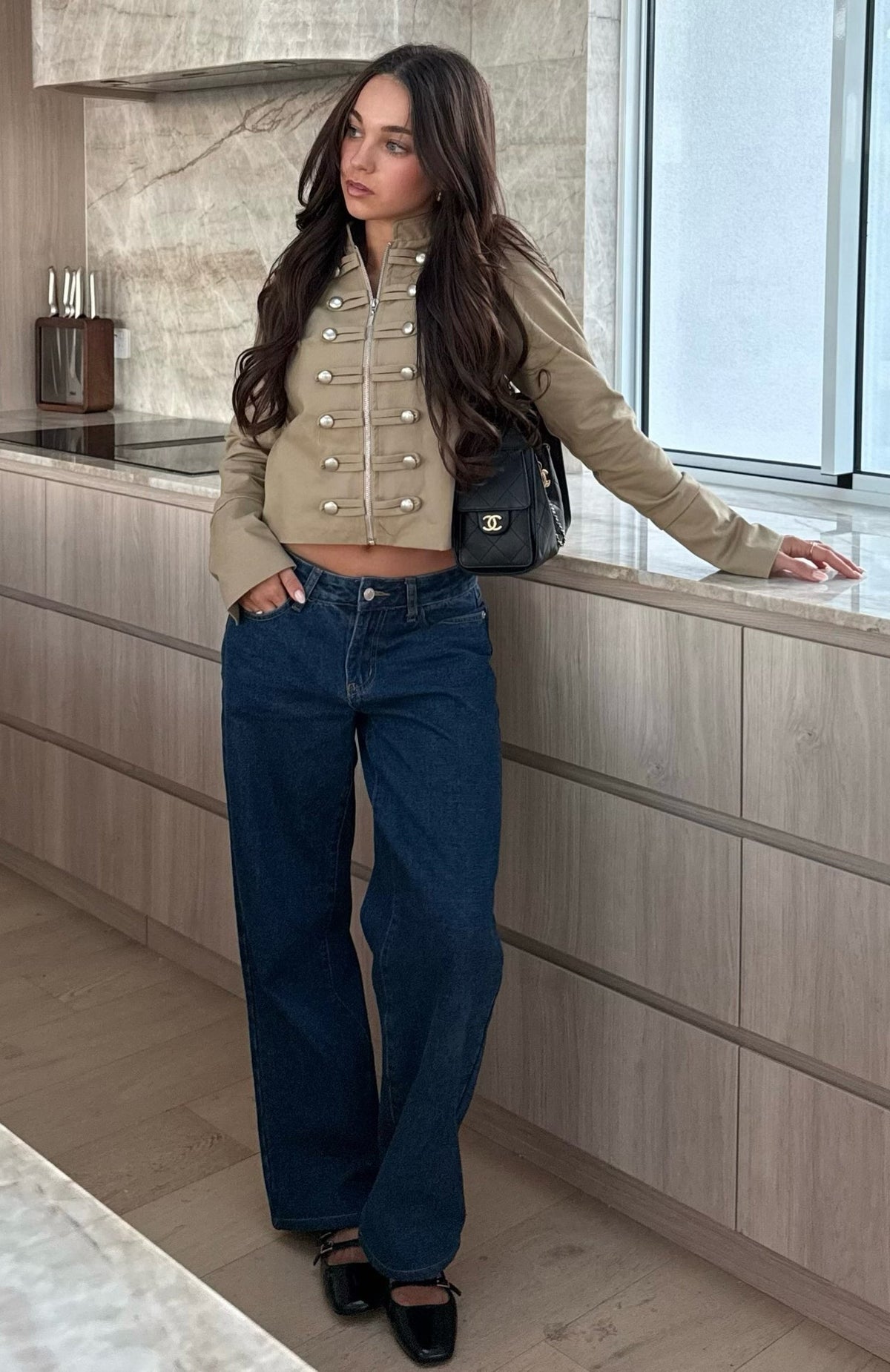 Vesper Military Jacket Tan