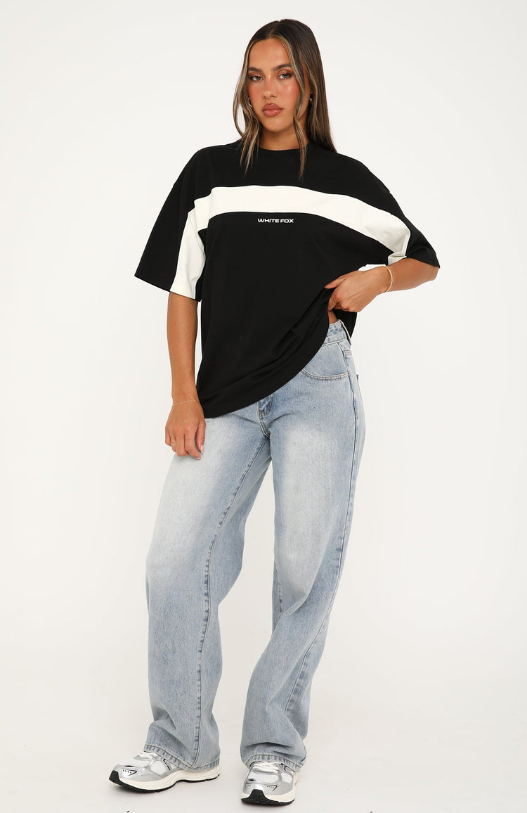 Take Another Chance Oversized Tee Black