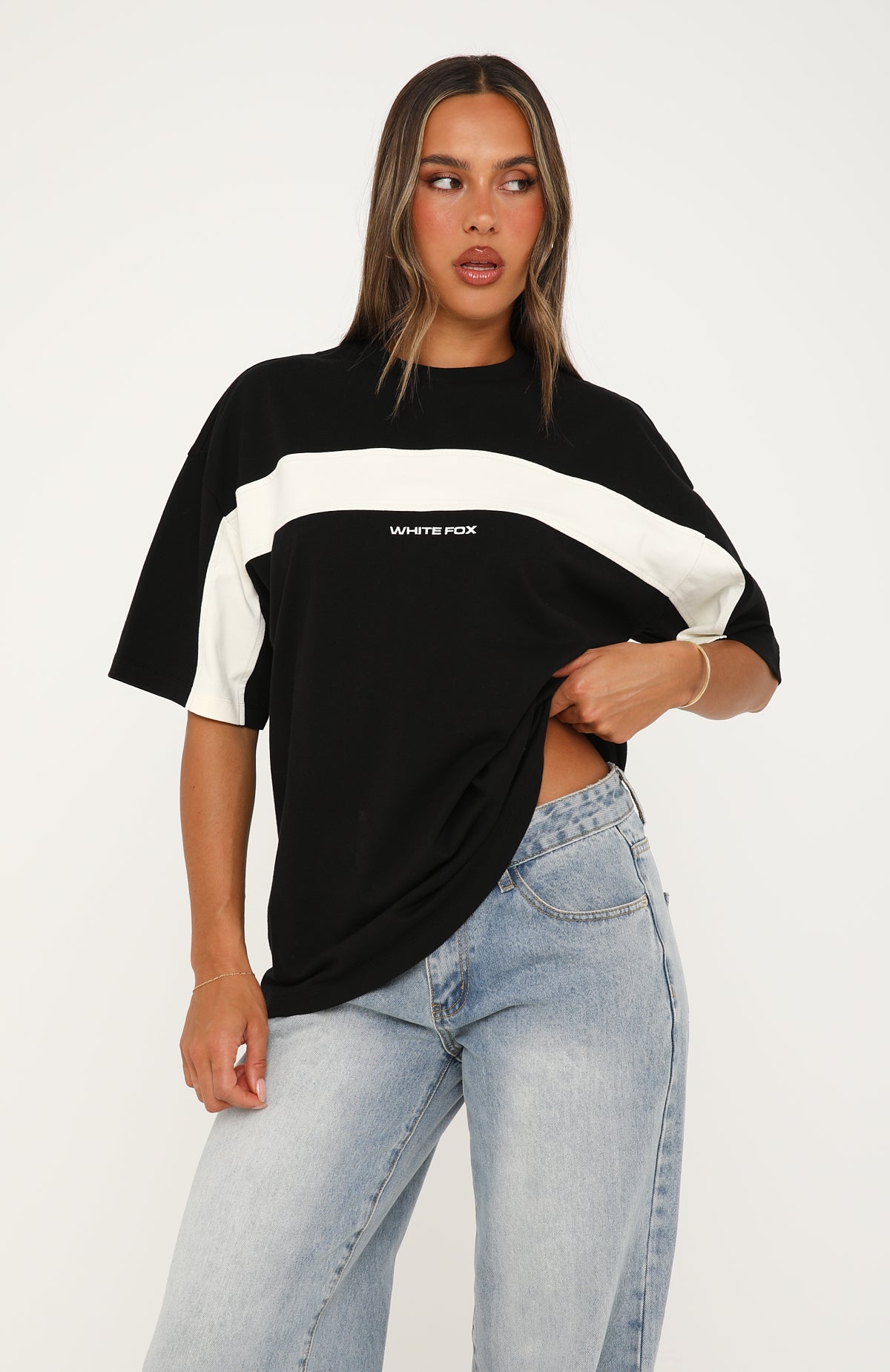 Take Another Chance Oversized Tee Black