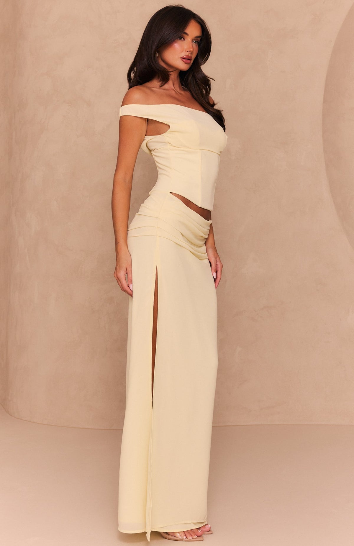 Unavailable Energy Maxi Dress Lemon