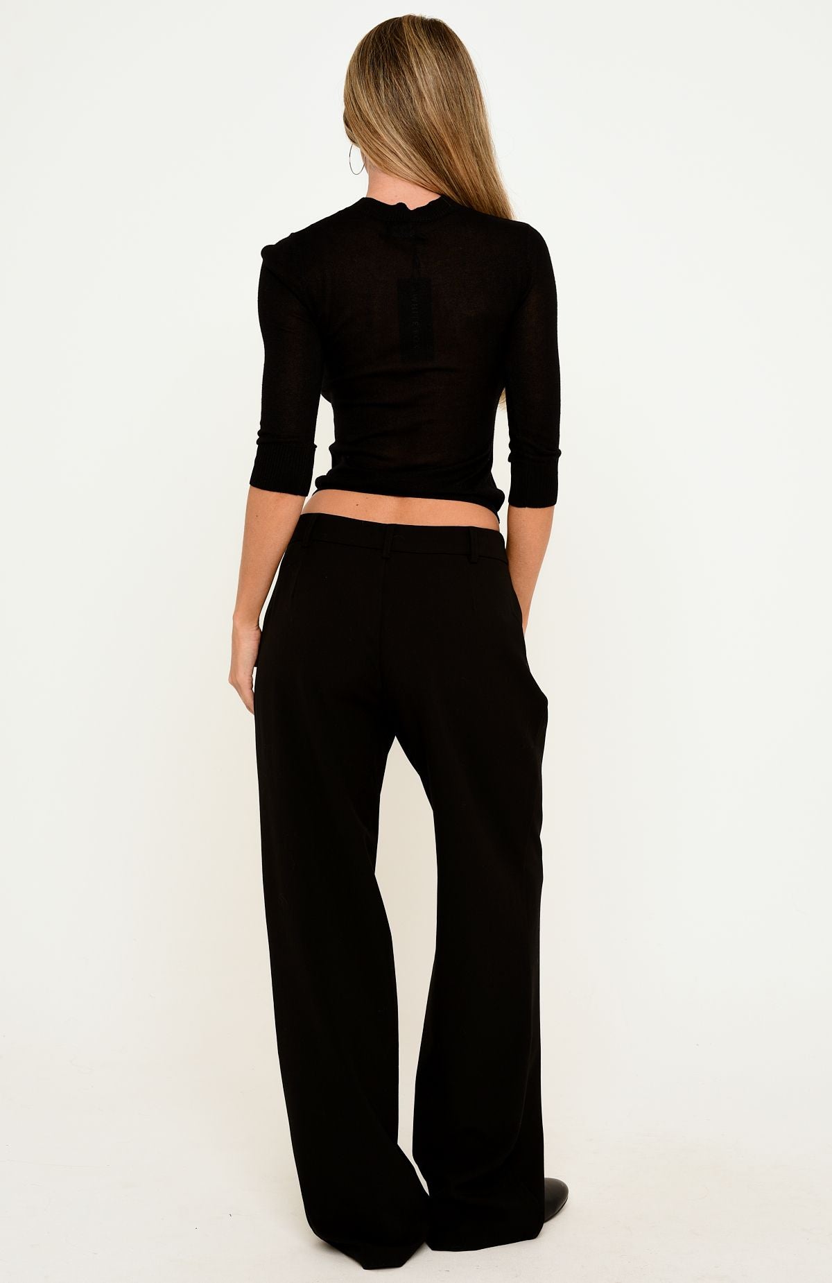 I Have No Notes Wide Leg Pants Black