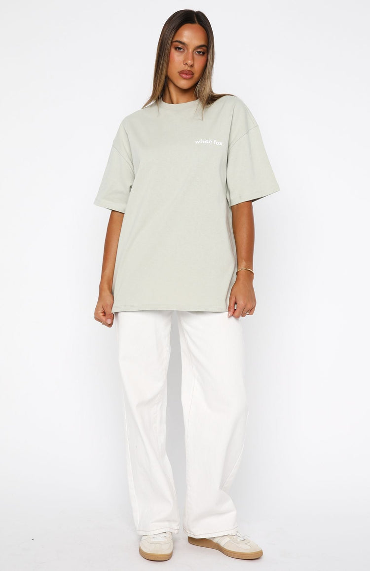 No Mercy Oversized Tee Sage