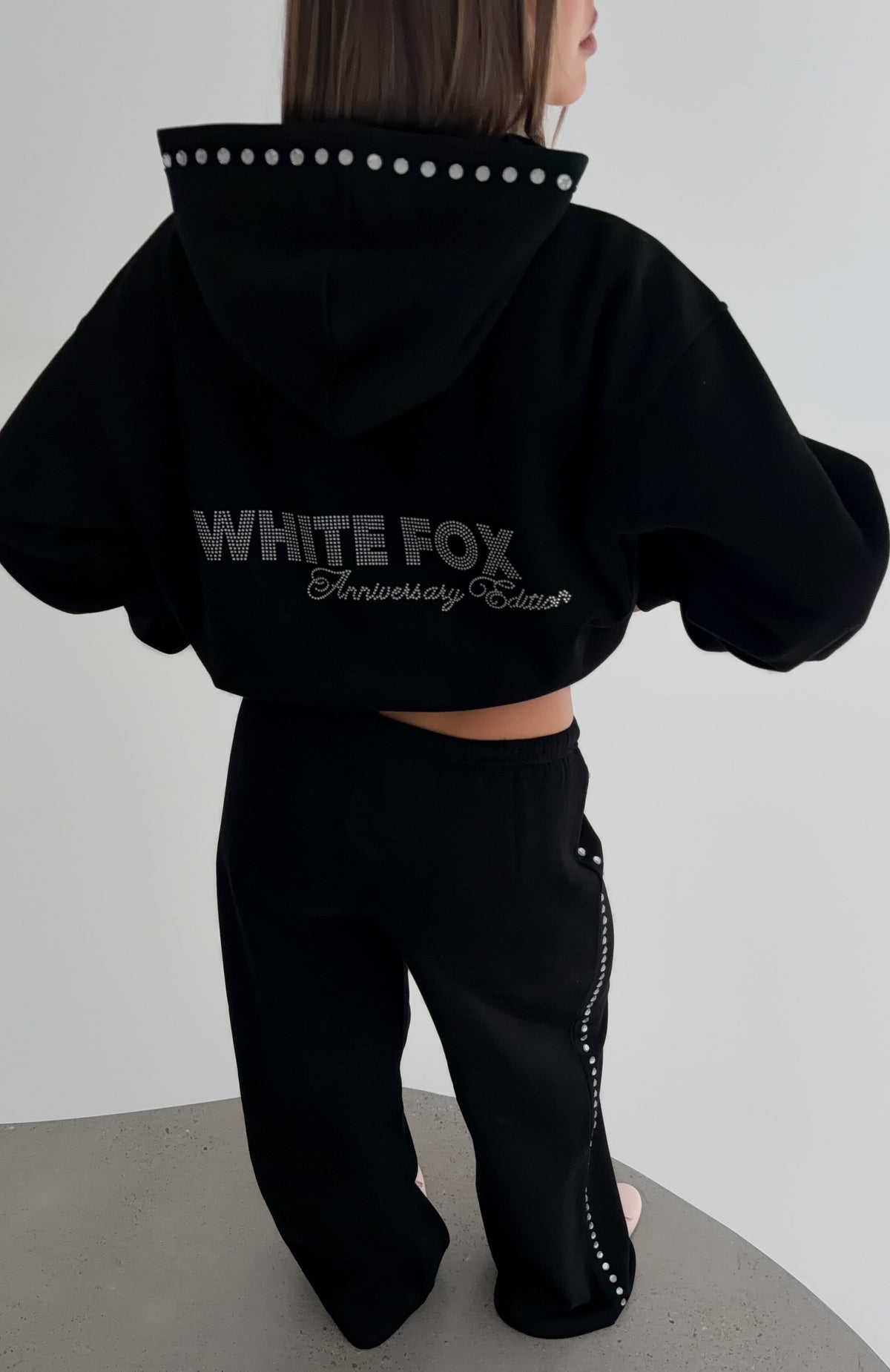Shining Moment Oversized Hoodie Black