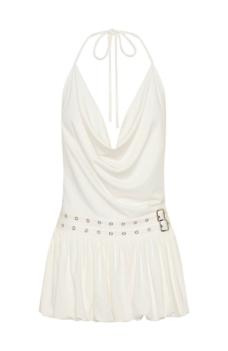 Calling Me Mini Dress Cream