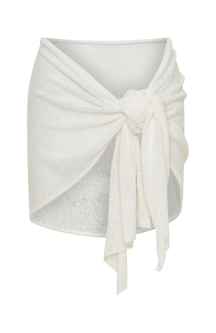 Catching Waves Sarong White