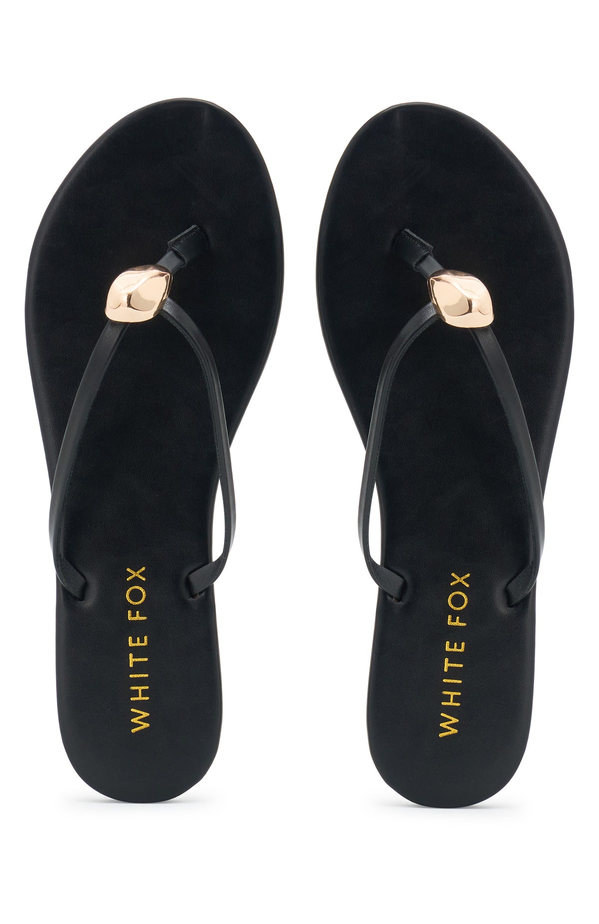 Colt Thong Sandals Black PU