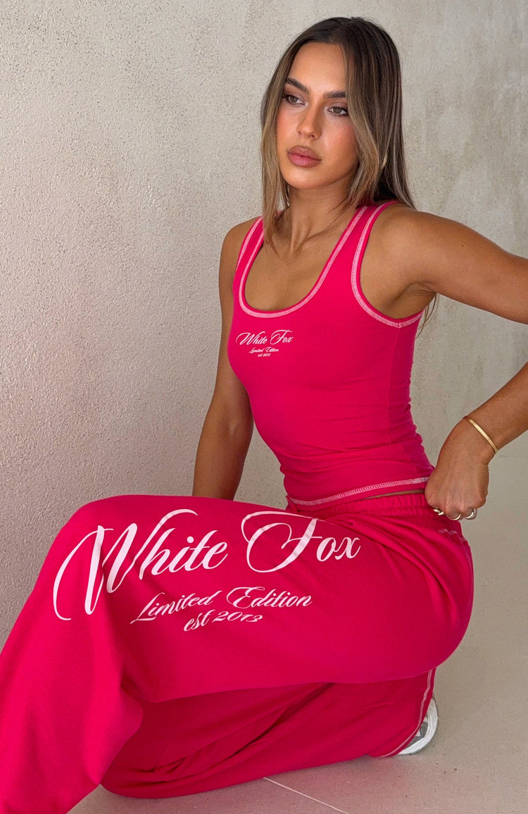 Don't Need Anyone Track Pants Pink