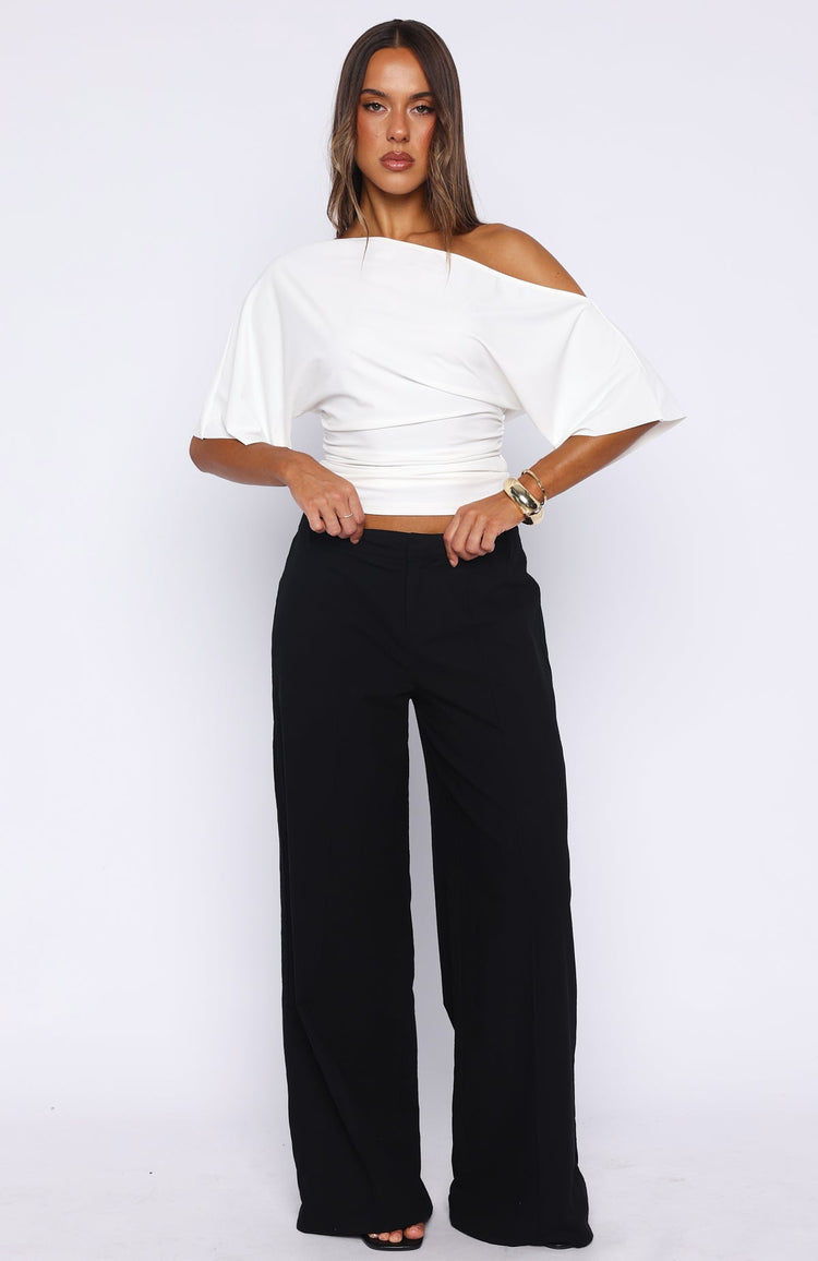 Downtown Pulse Wide Leg Pants Black