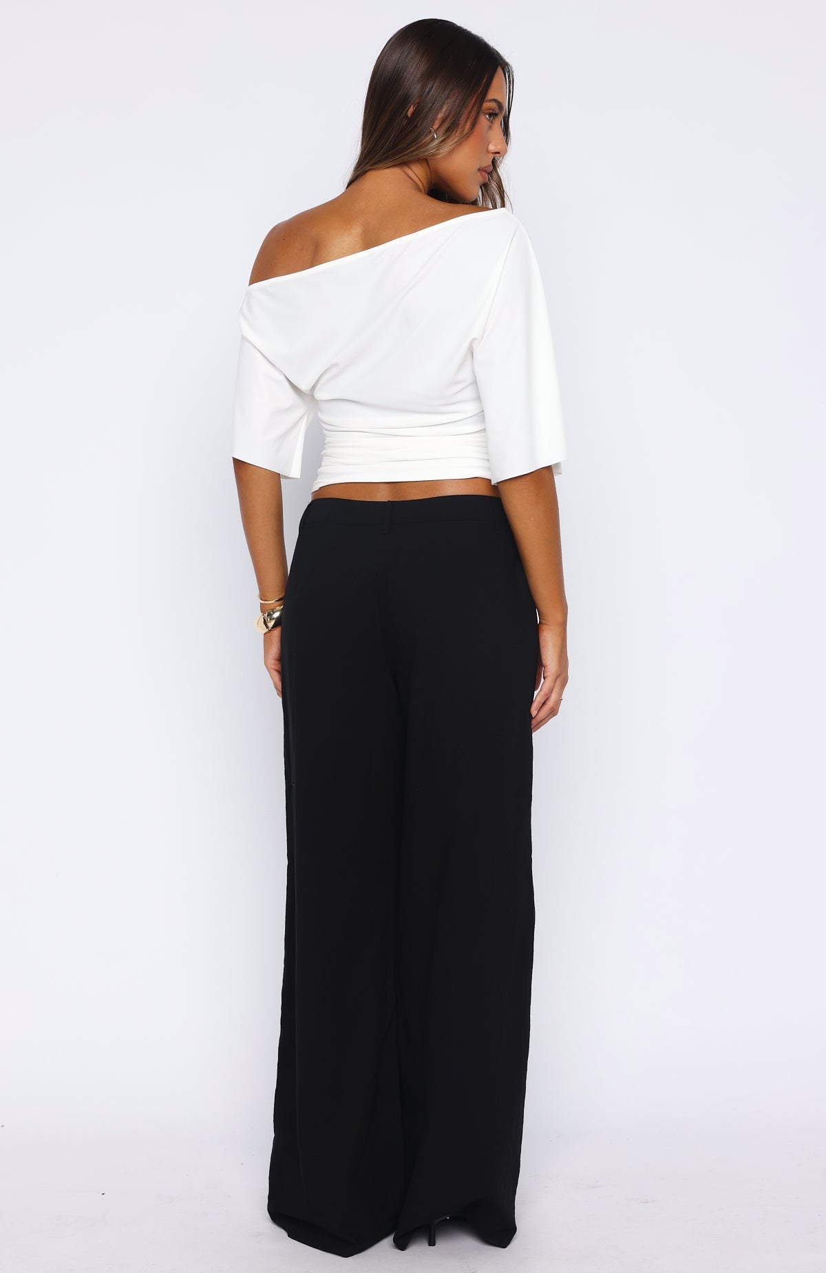 Downtown Pulse Wide Leg Pants Black