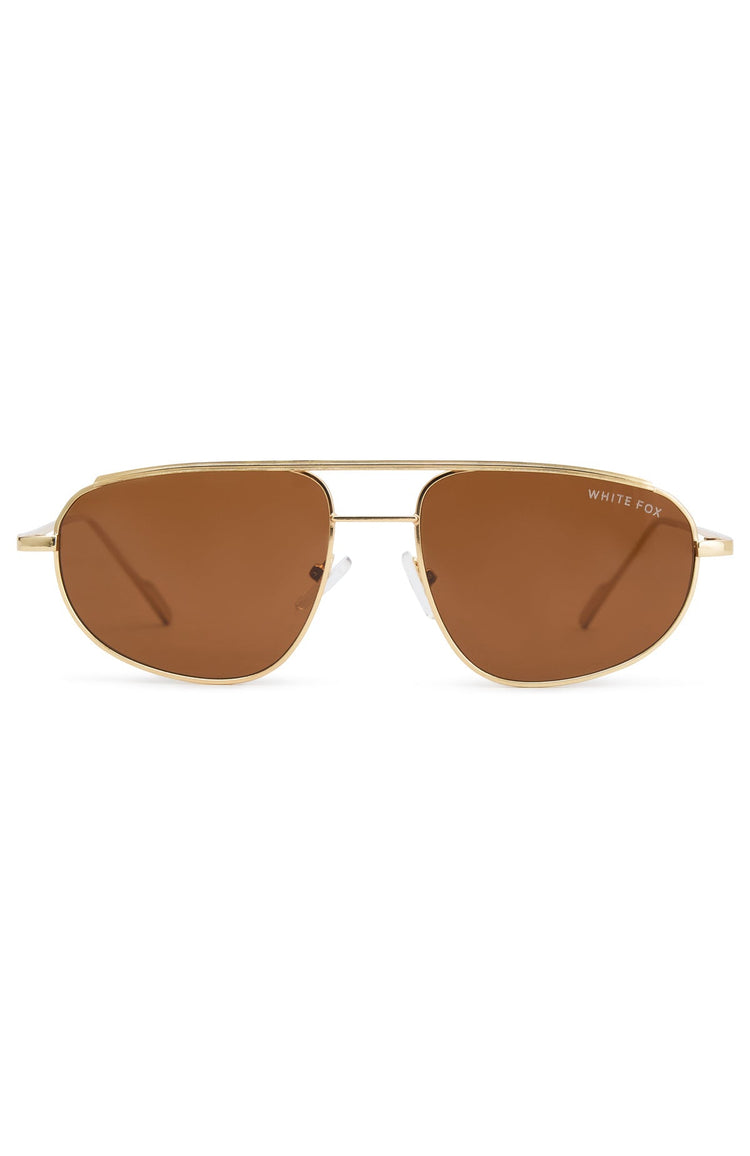 Elara Sunglasses Gold/Chocolate