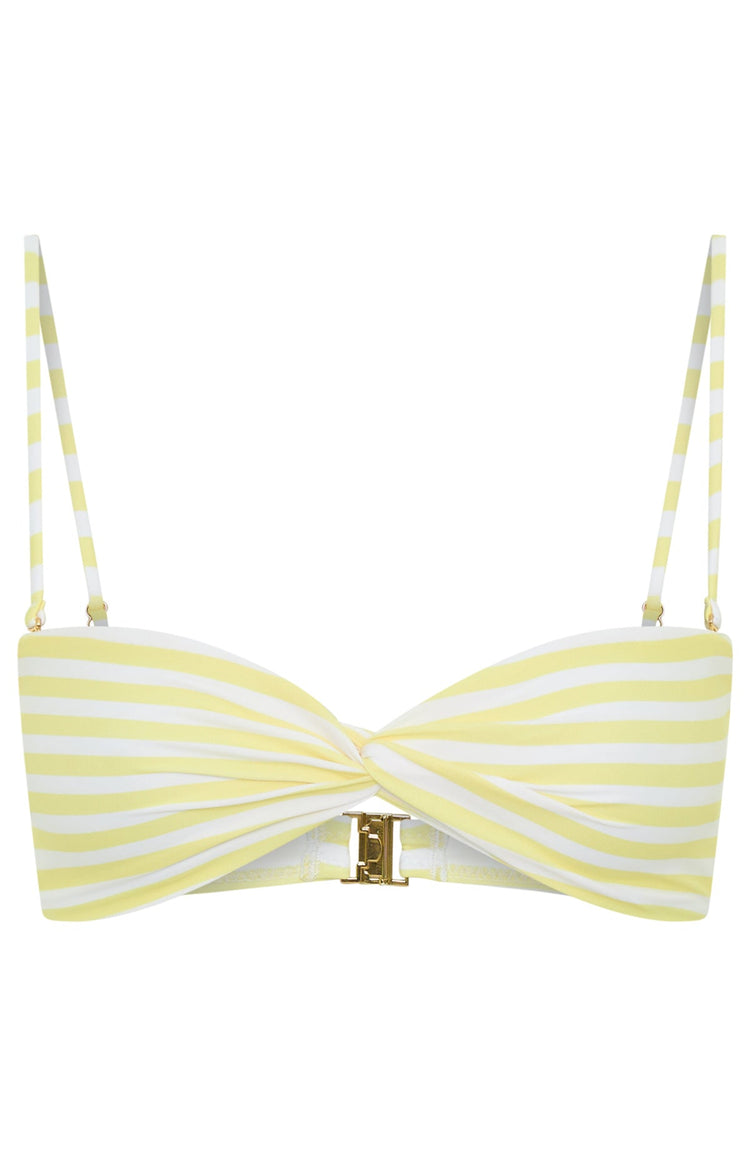 Kaya Bikini Top Lemoncello Stripe
