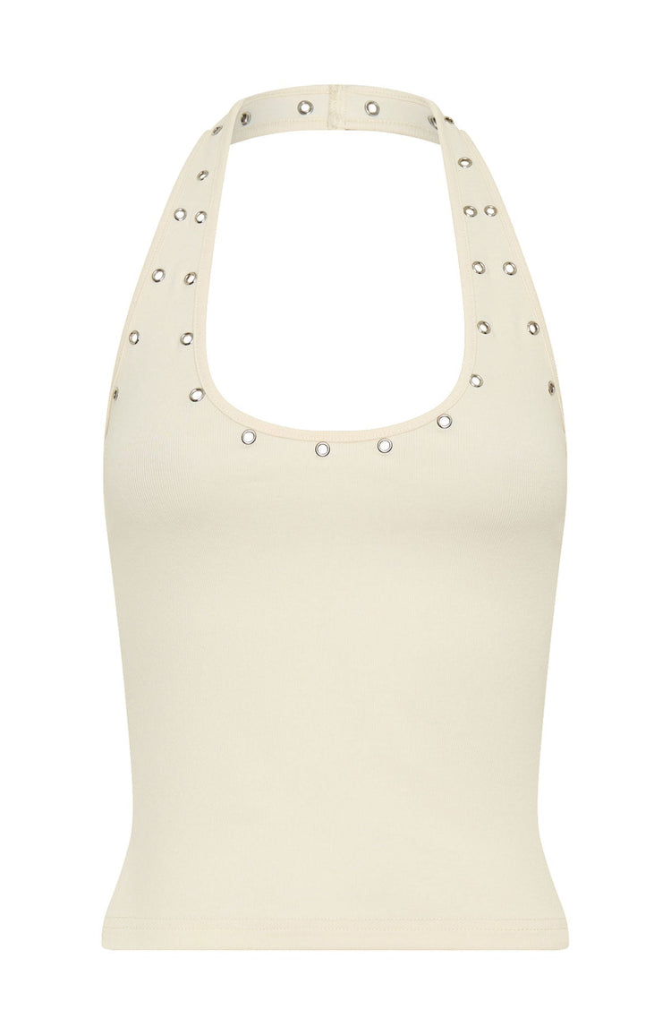 Lost Souls Halter Top Cream