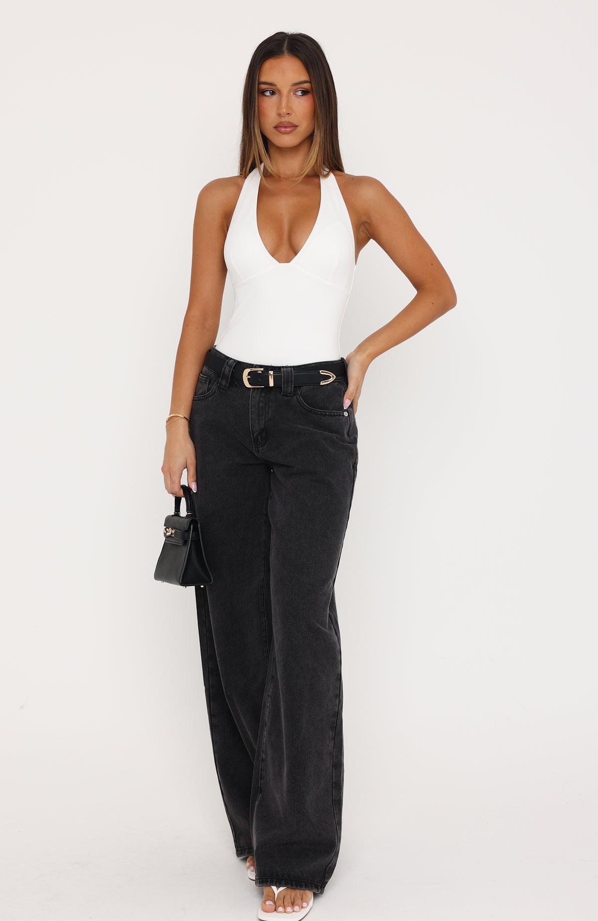 Near And Far Bodysuit Off White