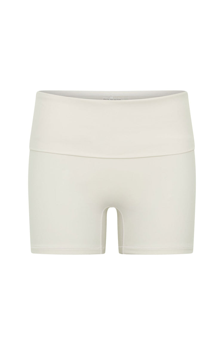 Power Icon Shorts 4" Cream